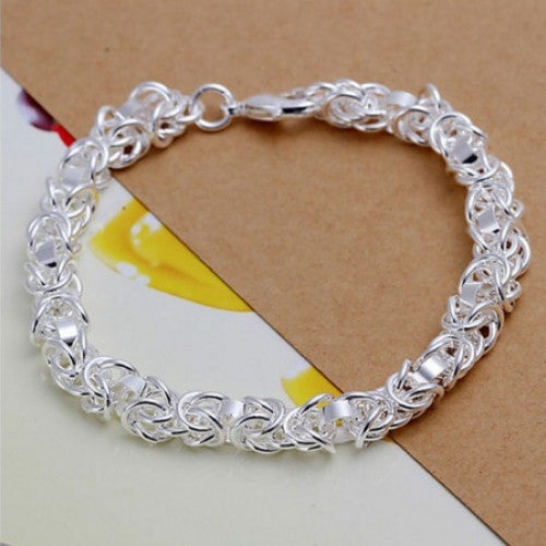 925 Silver Fashion Jewelry Bracelet Leading shrimp buckle