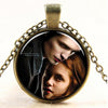 European style twilight Bella Edward lover's retro glass pendant