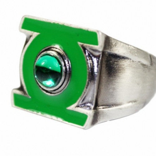 Green Lantern Movie Metal Silver Plated Power Ring