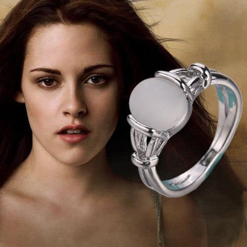 Silver plated ring movie Twilight Saga ring Bella