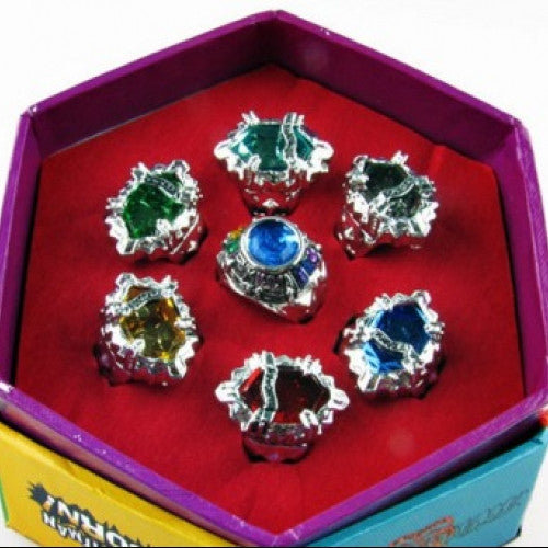 Katekyo Vongola Simon 7 pcs Rings Set Hitman Reborn